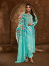 Vesnavi By Ibiza Pure Lilen Jaquard Digital Print Salwar Suit Exporters In India